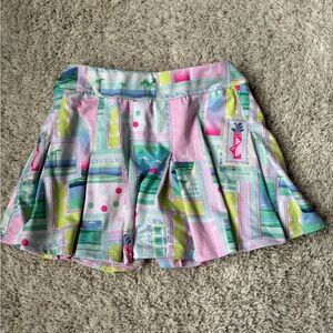 🎆🎇3for$9 Colorful Golf Patterned Girls Skort